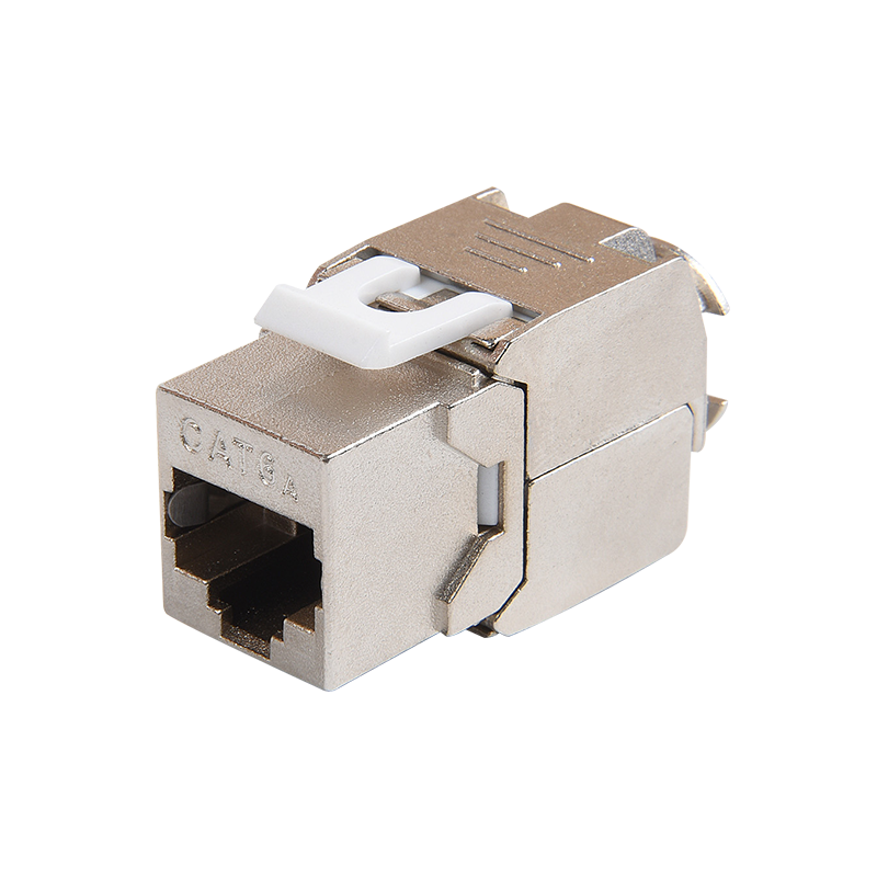 SMT-1061T8C6A-FTP 180 GRAD SCURTAT CAT6A TOOLLESS KEYTONE JACK