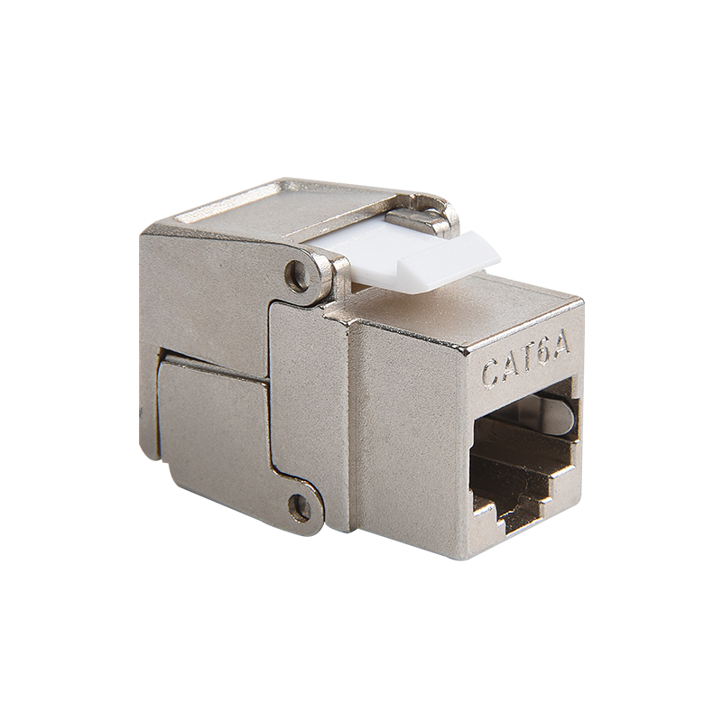 SMT-1049T8C6A-FTP 180 GRAD SCURTAT CAT6A TOOLESS KEYTONE JACK