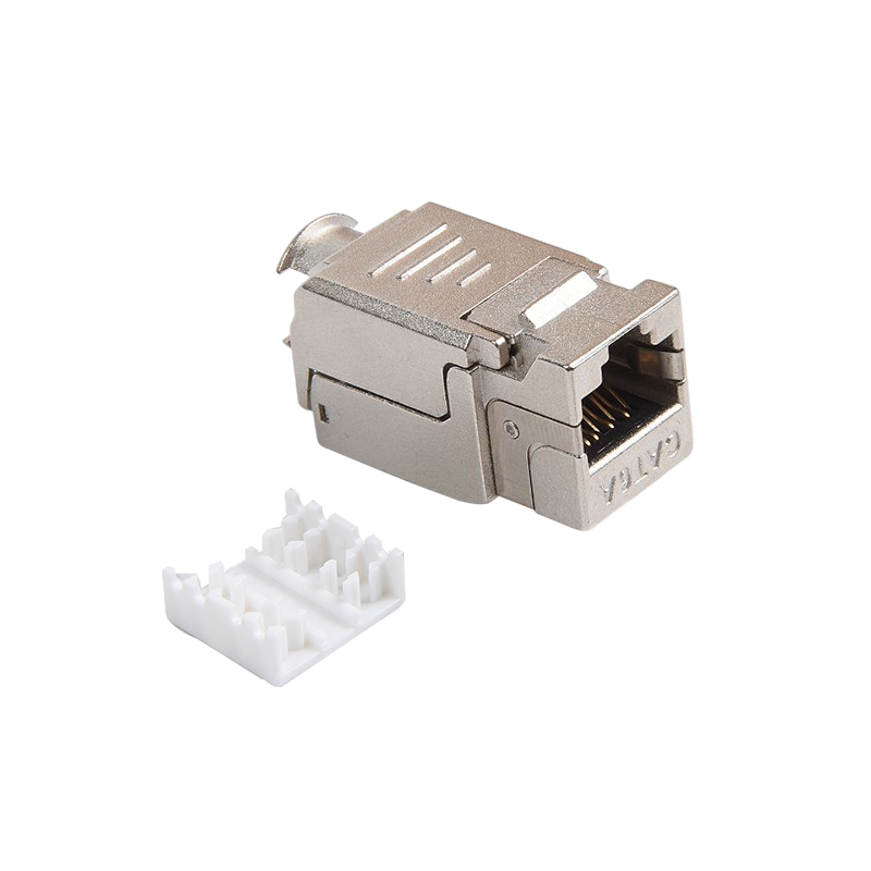 SMT-1048T8C6A-FTP 90 GRAD SHIELED CAT6A TOOLLESS KEYSTER JACK